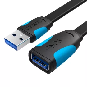   Vention - 1m USB 3.0 Hosszabbító Kábel (Fekete) (VAS-A13-B100)
