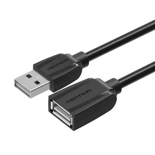 Vention 2m USB 2.0 Hosszabbító Kábel (Fekete) (VAS-A44-B200)