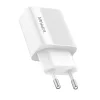 Vipfan USB Hálózati Töltő 2,4A + USB-C Kábel (Fehér) (E01S-TC)