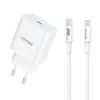 Vipfan 20W USB-C Fali Töltő QC 3.0-val És /Lightning Kábel(E04 CL)