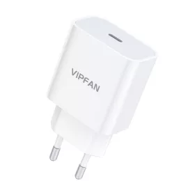   Vipfan 20W USB-C Hálózati Töltő, Gyors Töltés QC 3.0 (E04)