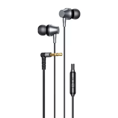 Vipfan M17 vezetékes fülhallgató, 3,5mm-es jack (fekete)