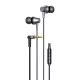 Vipfan M17 vezetékes fülhallgató, 3,5mm-es jack (fekete)