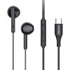 Vipfan M18 vezetékes in-ear fejhallgató, USB‑C (fekete)