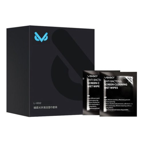 VSGO Antibakteriális Képernyőtisztító Törlőkendő Készlet - 60 db