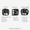 Wandrd Camera Cube Essential Deep Táska Rendszerező - Fekete