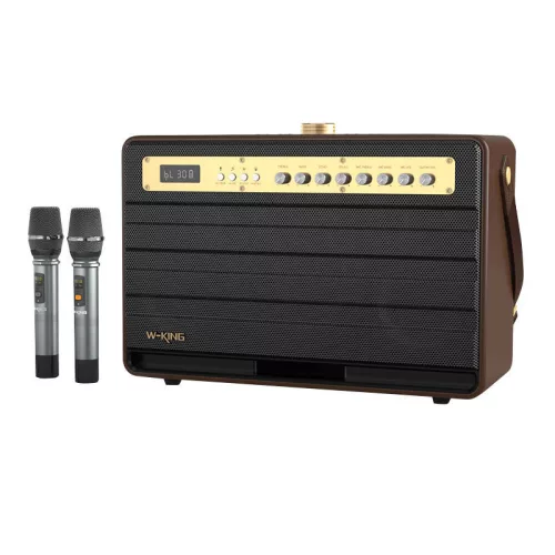 W-KING K6L 120W vezeték nélküli Bluetooth hangszóró barna
