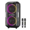 W-KING T9 Pro 120W Bluetooth vezeték nélküli hangszóró fekete