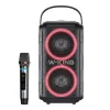 W-KING T9 60W Bluetooth vezeték nélküli hangszóró (fekete)