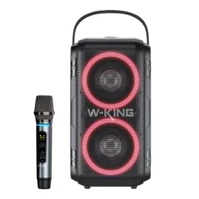   W-KING T9 60W Bluetooth vezeték nélküli hangszóró (fekete)