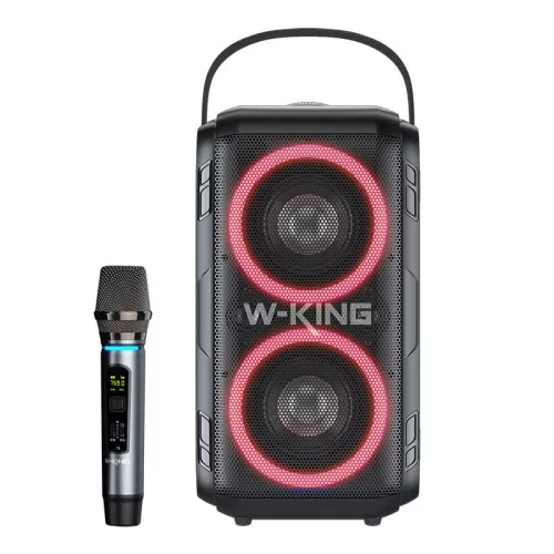 W-KING T9 60W Bluetooth vezeték nélküli hangszóró (fekete)