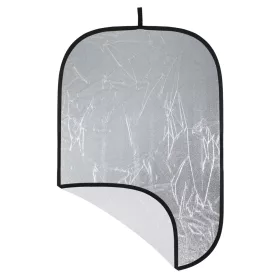   Westcott 2in1 Ezüst & Fehér Derítőlap -Fotós Refklektor és Derítő háttér (122 x 183 cm)