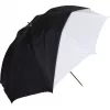 Westcott 45"/114cm optikai fehér szatén esernyő eltávolítható fekete borítással