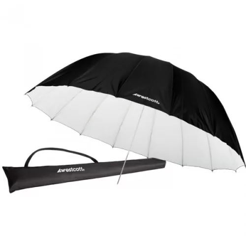 Westcott 7'/220cm fehér/fekete parabola esernyő