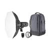 Westcott FJ400 stúdióvaku 1 lámpás hátizsák kit FJ-X3 M univerzális vezeték nélküli kioldóval