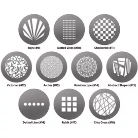   Westcott Optical Spot, Lindsay Adler Gobo Pack 2: Environmental (10 csomag)