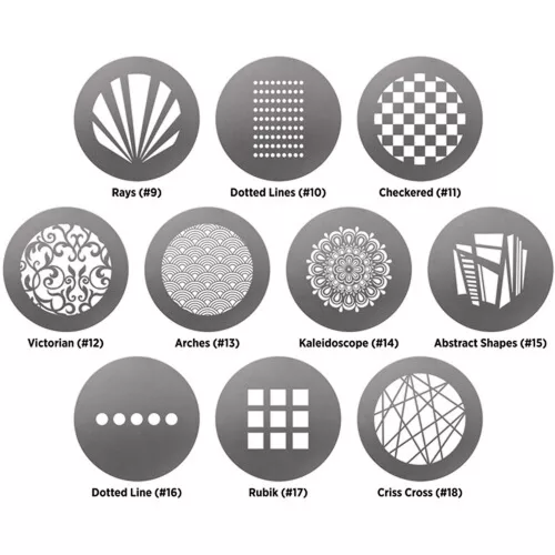 Westcott Optical Spot, Lindsay Adler Gobo Pack 2: Environmental (10 csomag)