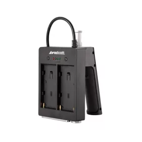 Westcott L60-B akkumulátormarkolat NP-F adapterrel