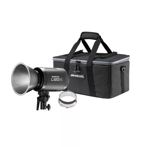 Westcott L120-B bi-color COB 120W LED videólámpa (USB-C/EU)