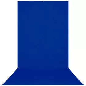   Westcott gyűrődésmentes royal blue/chroma‑key kék háttér - 1,52x3,66m (5' x 12')