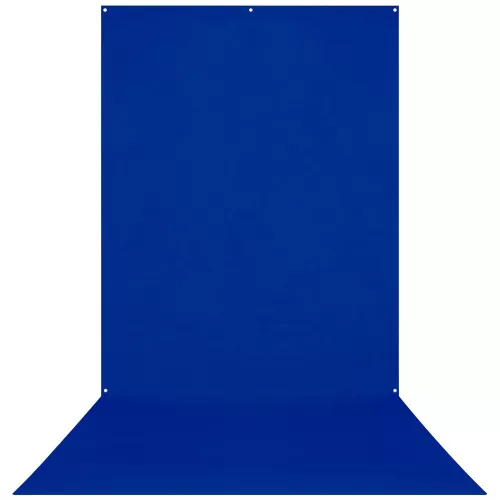 Westcott gyűrődésmentes royal blue/chroma‑key kék háttér - 1,52x3,66m (5' x 12')