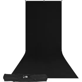   Westcott X-Drop Szövet Háttér Készlet - Fotó-Stúdió Háttér - 150cm x 365cm (fekete)