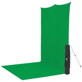   Westcott X-Drop Szövet Háttér Készlet - Fotó-Stúdió Háttér - 150cm x 365cm (Chroma-key zöld)