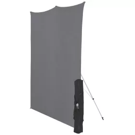   Westcott X Drop gyűrődésmentes szürke háttér - 1,52 × 2,13m (5' × 7')