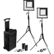 Westcott Flex Daylight dupla LED panel szett (30,5x30,5cm) - Cine Studio Kit