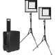 Westcott Flex Bi-Color dupla LED panel szett (30,5x30,5cm) - Cine Studio Kit