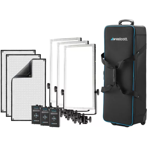 Westcott Flex Cine Peter Hurley bi-color LED panel utazó szett