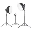 Westcott U60-B bi-color tripla 60W LED videólámpa softbox szett