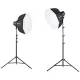 Westcott U60-B bi-color dupla 60W LED videólámpa softbox szett