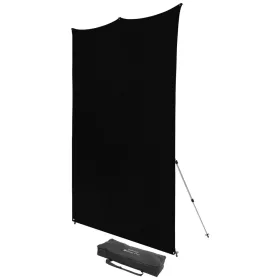   Westcott X-Drop Szövet Háttér Készlet - Fotó-Stúdió Háttér - 240cm x 240cm (fekete)