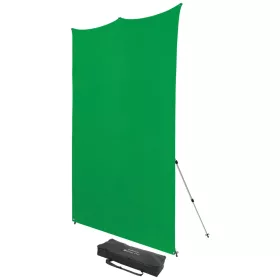   Westcott X-Drop Szövet Háttér Készlet - Fotó-Stúdió Háttér - 240cm x 240cm (Chroma-Key zöld)