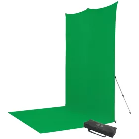   Westcott X-Drop Szövet Háttér Készlet - Fotó-Stúdió Háttér - 240cm x 400cm (Chroma-key zöld)