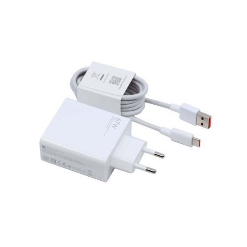 Xiaomi Mi BHR6035EU Travel Utazó Töltő - USB - A - USB - C + töltő kábel - 1m, 67W - Fehér