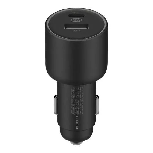 Xiaomi Mi autós töltő 67W USB-A + Type-C (fekete)