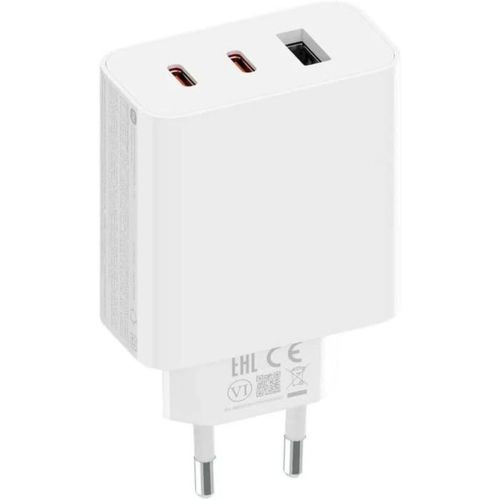 Xiaomi Mi Utazó Töltő / GaN Gyorstöltő - 2C1A (C+C+U) 67W - Fehér