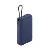 Xiaomi powerbank beépített kábel 20.000mAh 33W (kék)