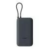 Xiaomi powerbank 20000mAh 22.5W – Integrated Type-C kábel (sötétszürke)