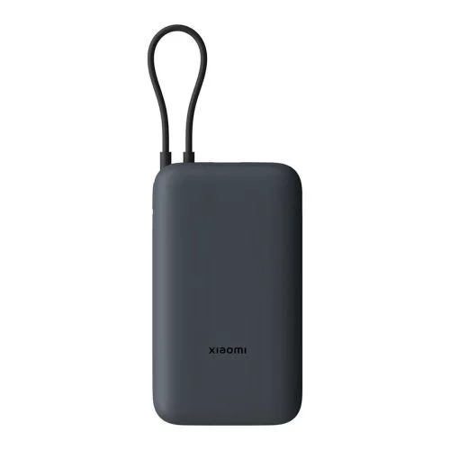 Xiaomi powerbank 20000mAh 22.5W – Integrated Type-C kábel (sötétszürke)