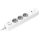Xiaomi Power Strip 2C1A (3 outlet, 2 USB, 1 Type-C) 1.4m (fehér)