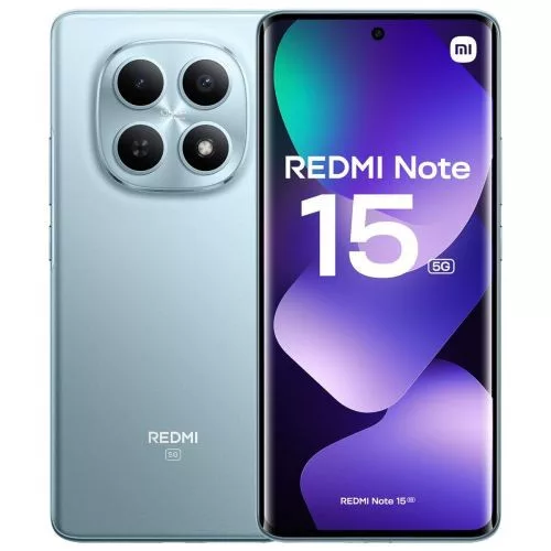 Xiaomi Redmi Note 15 5G 8GB RAM 256GB (Gleccser , Töltő Nélkül) (kék)