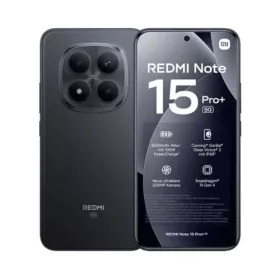   Xiaomi Redmi Note 15 Pro+ 5G okostelefon 8GB RAM 256GB tárhellyel (töltő nélkül) (fekete)