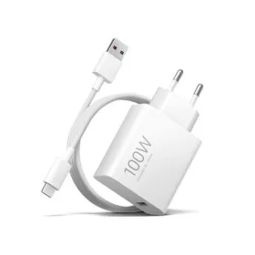   Xiaomi Mi utazó töltő Combo készlet – USB-A – Type-C töltőkábel 1m, 100W (fehér)