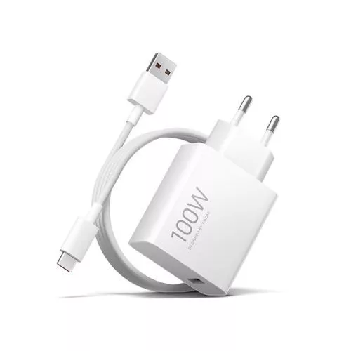 Xiaomi Mi utazó töltő Combo készlet – USB-A – Type-C töltőkábel 1m, 100W (fehér)