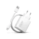 Xiaomi Mi utazó töltő Combo készlet – USB-A – Type-C töltőkábel 1m, 100W (fehér)
