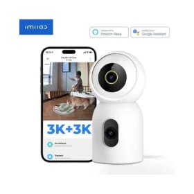   Xiaomi IMILAB C30 Dual otthoni biztonsági kamera, Night Vision, 360, 3K+3K (fehér)