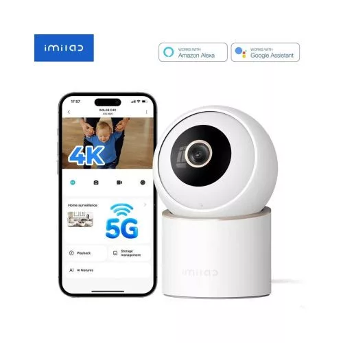Xiaomi IMILAB C40 otthoni biztonsági kamera, Night Vision. 360, 4K (fehér)